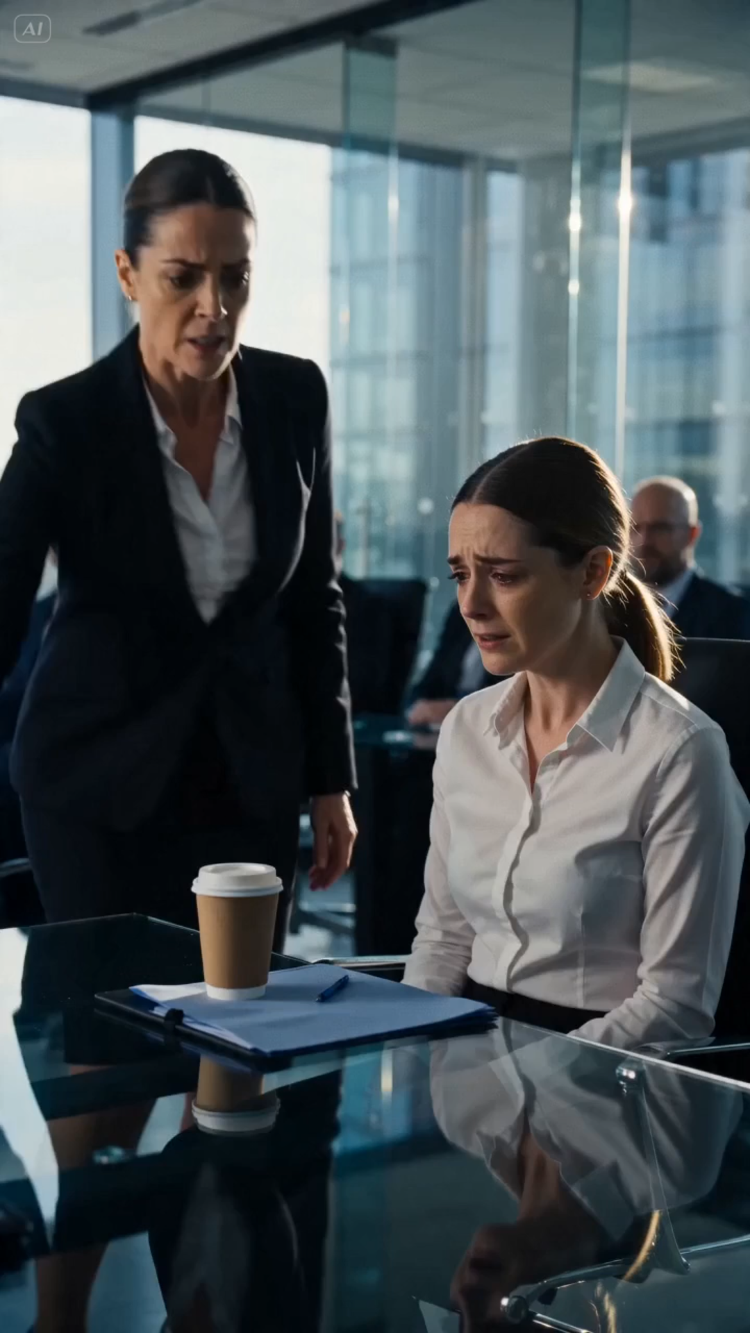 A FEMALE EXECUTIVE HUMILIATED A YOUNG EMPLOYEE IN FRONT OF THE ENTIRE BOARDROOM — THEN THE CHAIRMAN WALKED IN AND DESTROYED HER CAREER WITH FOUR WORDS (PART 1)