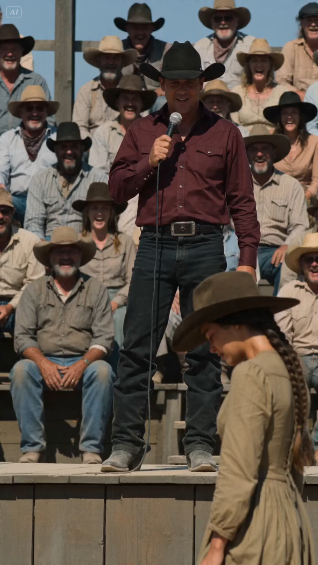 THE WARLORD FORCED A STUTTERING FARM GIRL INTO AN ARENA TO HUMILIATE HER — BUT HER FIRST NOTE SILENCED 20,000 PEOPLE