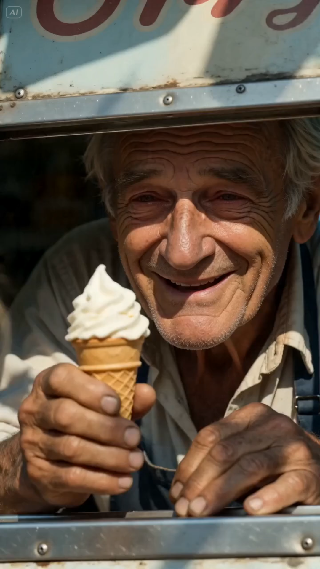 THE HOMELESS GIRL WHO CRIED FOR ICE CREAM — 20 YEARS LATER, SHE RETURNED WITH AN ENVELOPE THAT CHANGED AN OLD MAN’S LIFE FOREVER
