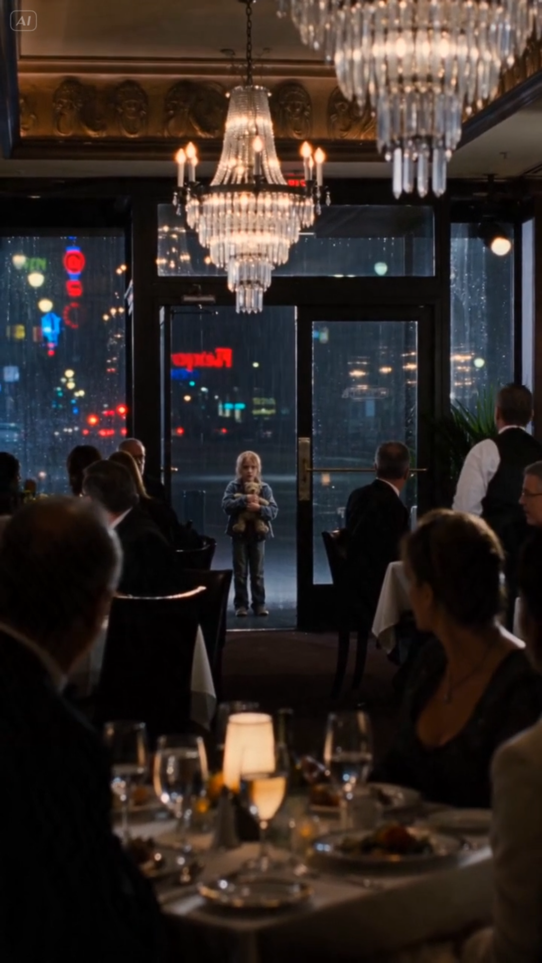THE BAREFOOT LITTLE GIRL WALKED INTO A BILLIONAIRE’S ROOFTOP PARTY — THEN EXPOSED A SECRET HER “MOTHER” HID FOR 8 YEARS