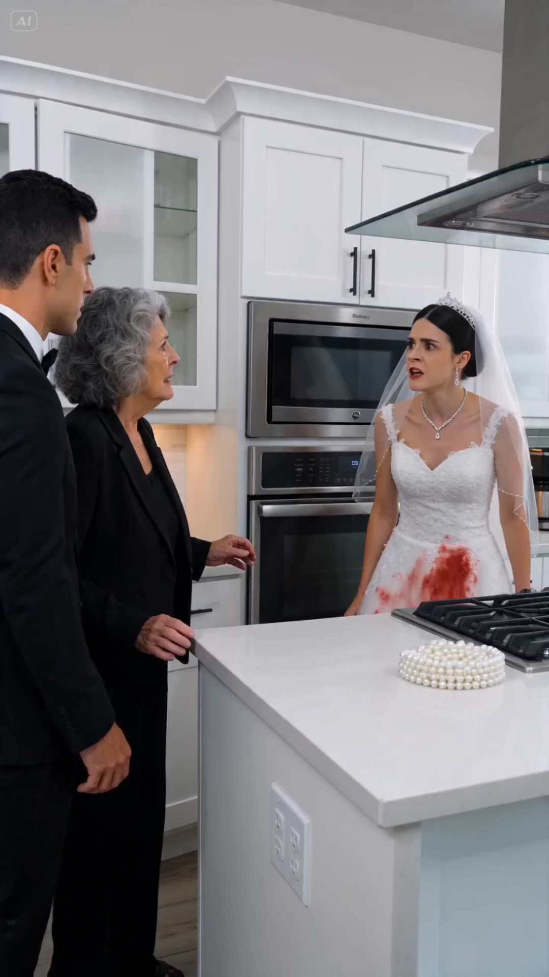 THE BRIDE ACCUSED HIS ELDERLY MOTHER OF RUINING HER WEDDING DRESS — THEN ONE SECURITY CAMERA EXPOSED THE TRUTH