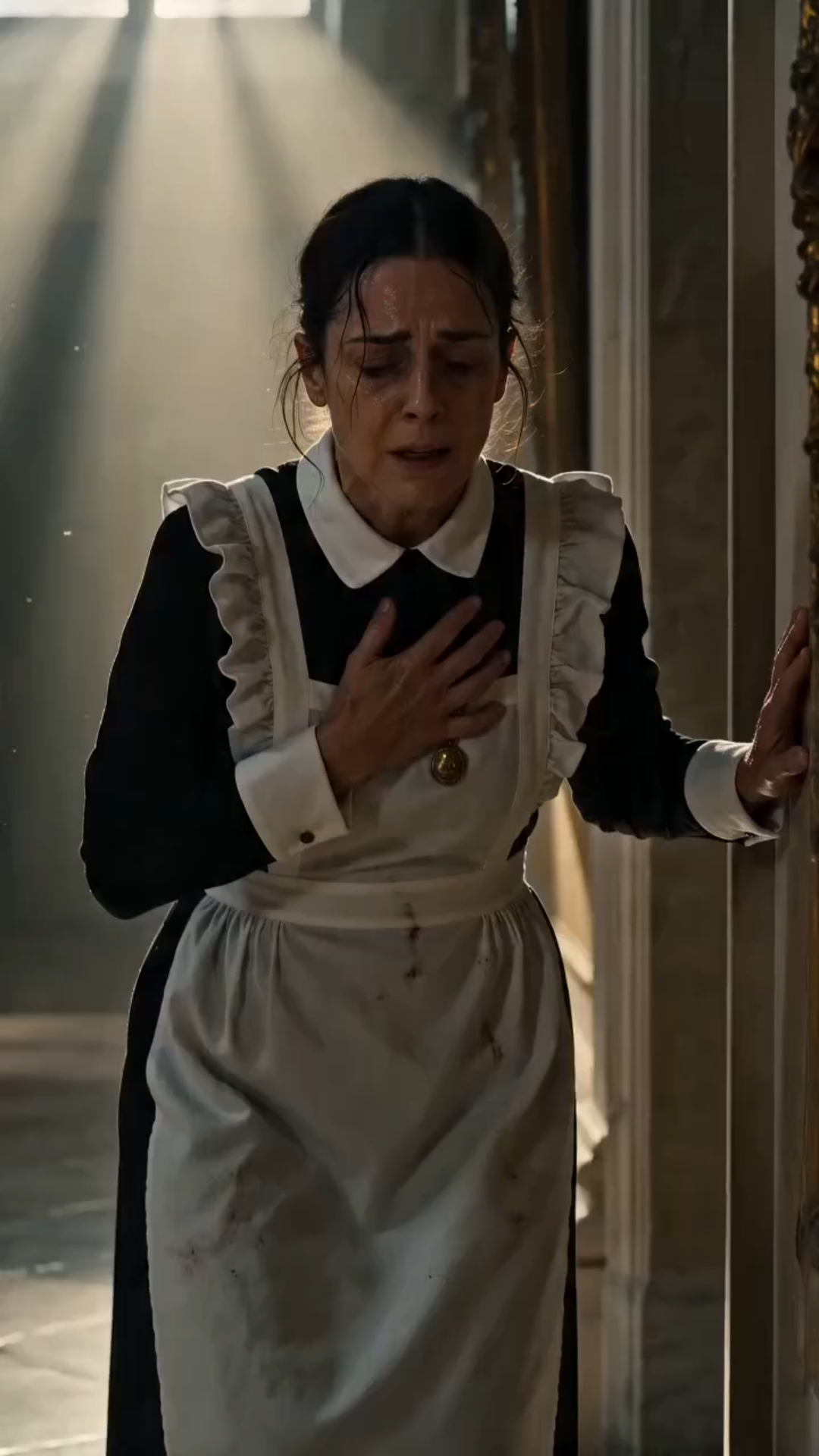 THE MAID COLLAPSED IN THE MIDDLE OF THE MANSION… THEN A CHILD OPENED HER LOCKET AND EXPOSED A SECRET BURIED FOR 15 YEARS 💔