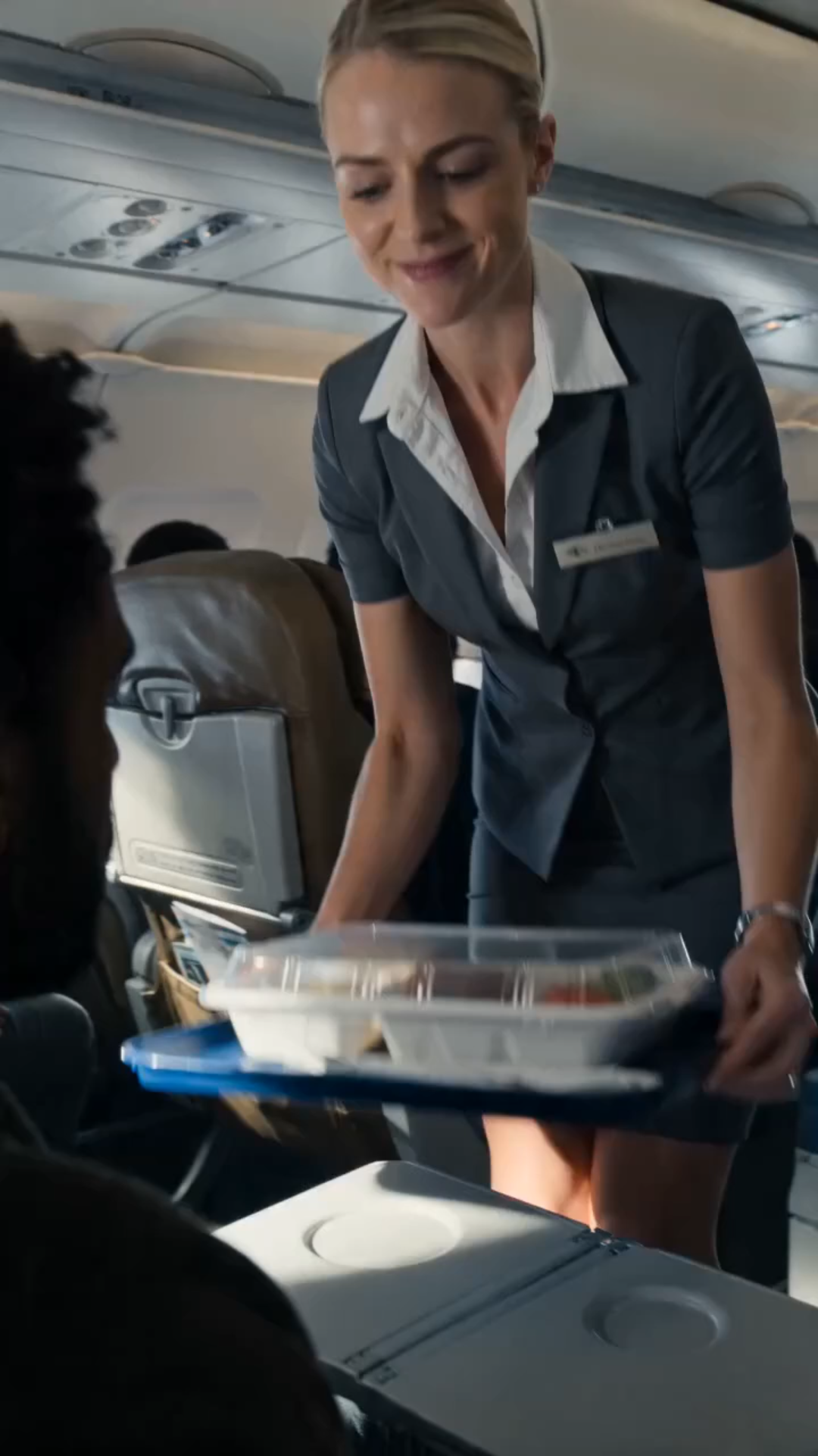 THE FLIGHT ATTENDANT SERVED MOLDY FOOD TO A BLACK PASSENGER—SHE HAD NO IDEA HE OWNED PART OF THE COMPANY THAT BUILT THE PLANE