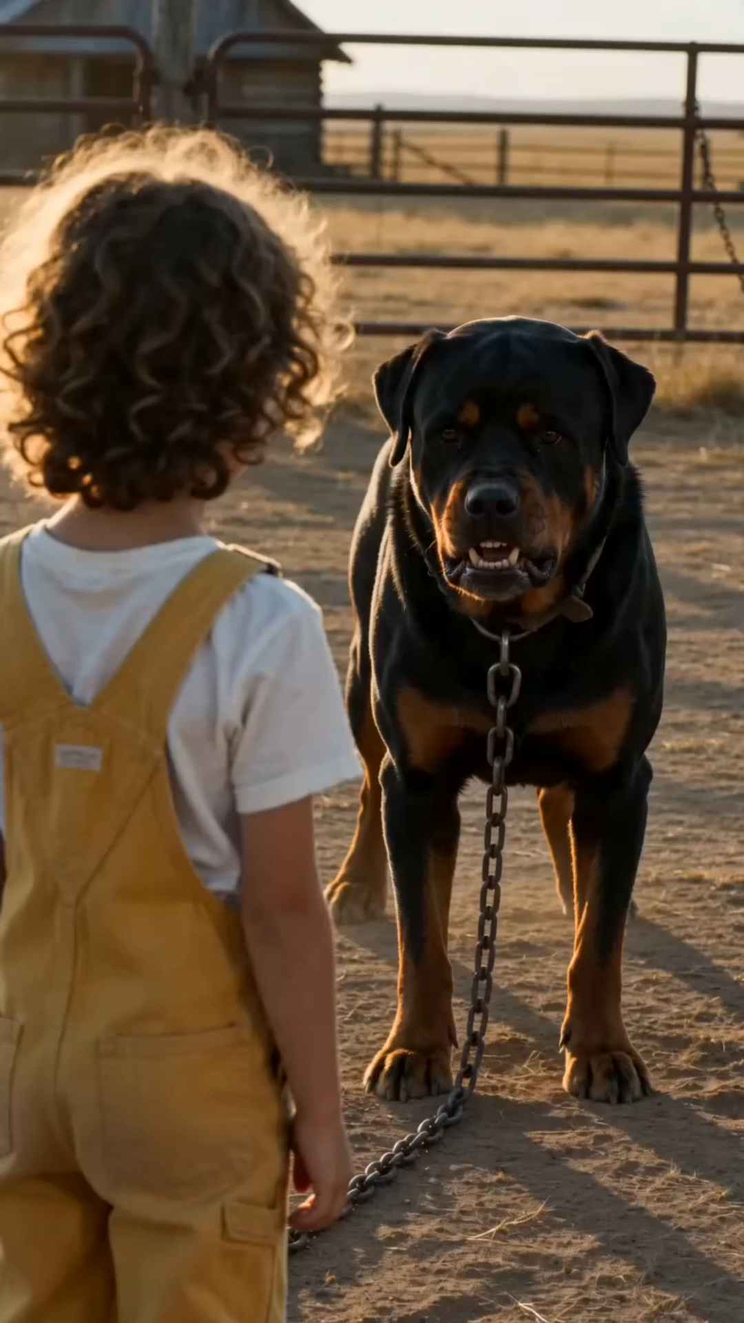 THE FARMER SCREAMED AS A LITTLE GIRL APPROACHED HIS VICIOUS ROTTWEILER—THEN THE DOG RECOGNIZED A SONG THAT SHOULD HAVE DIED 10 YEARS AGO