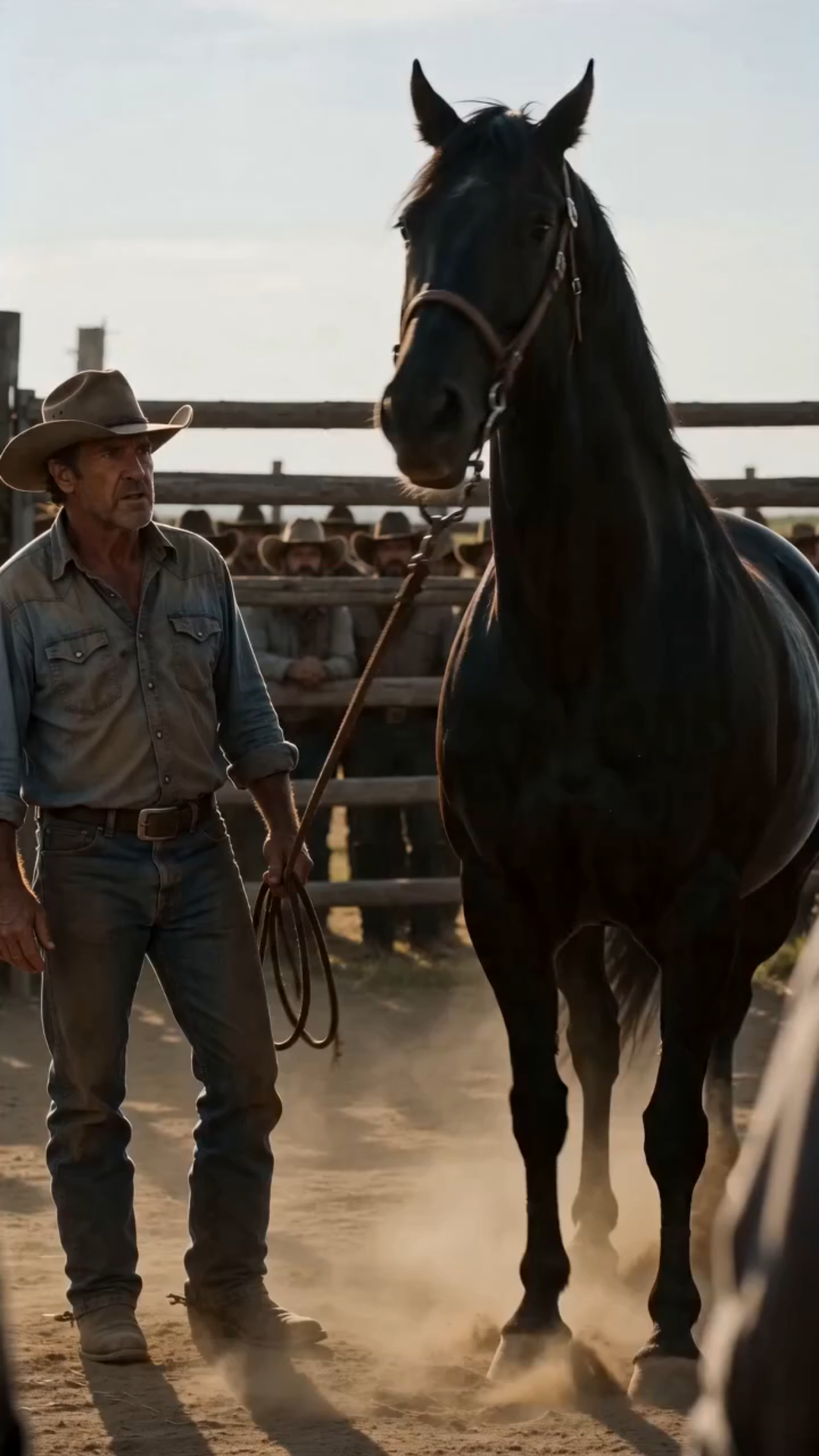 THE WILD STALLION KNELT FOR A LITTLE GIRL—AND EXPOSED A SECRET THE WHOLE TOWN THOUGHT WAS BURIED