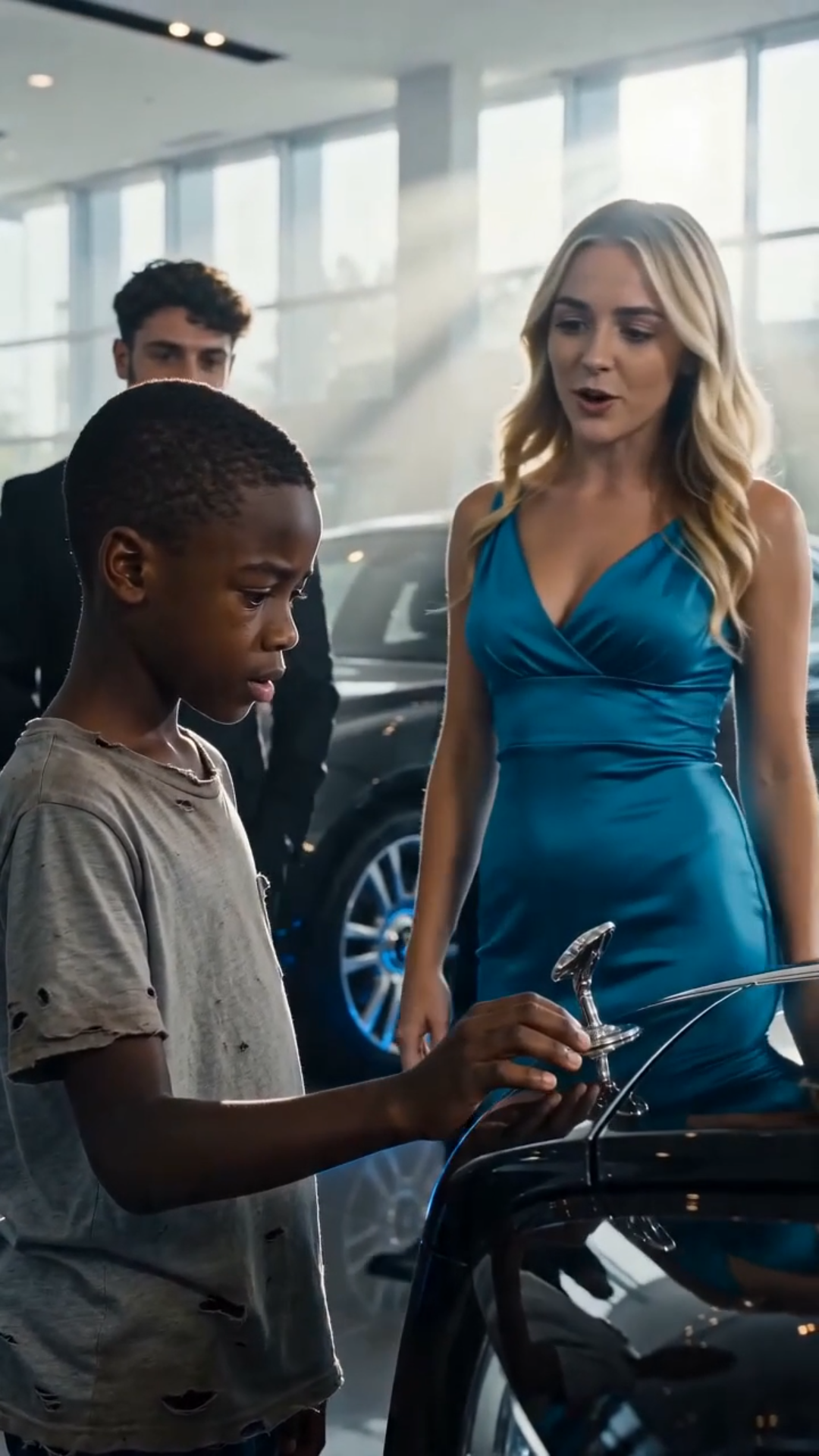 She Mocked the Quiet Man at the Bugatti Showroom—Then the Director Called Him by Name