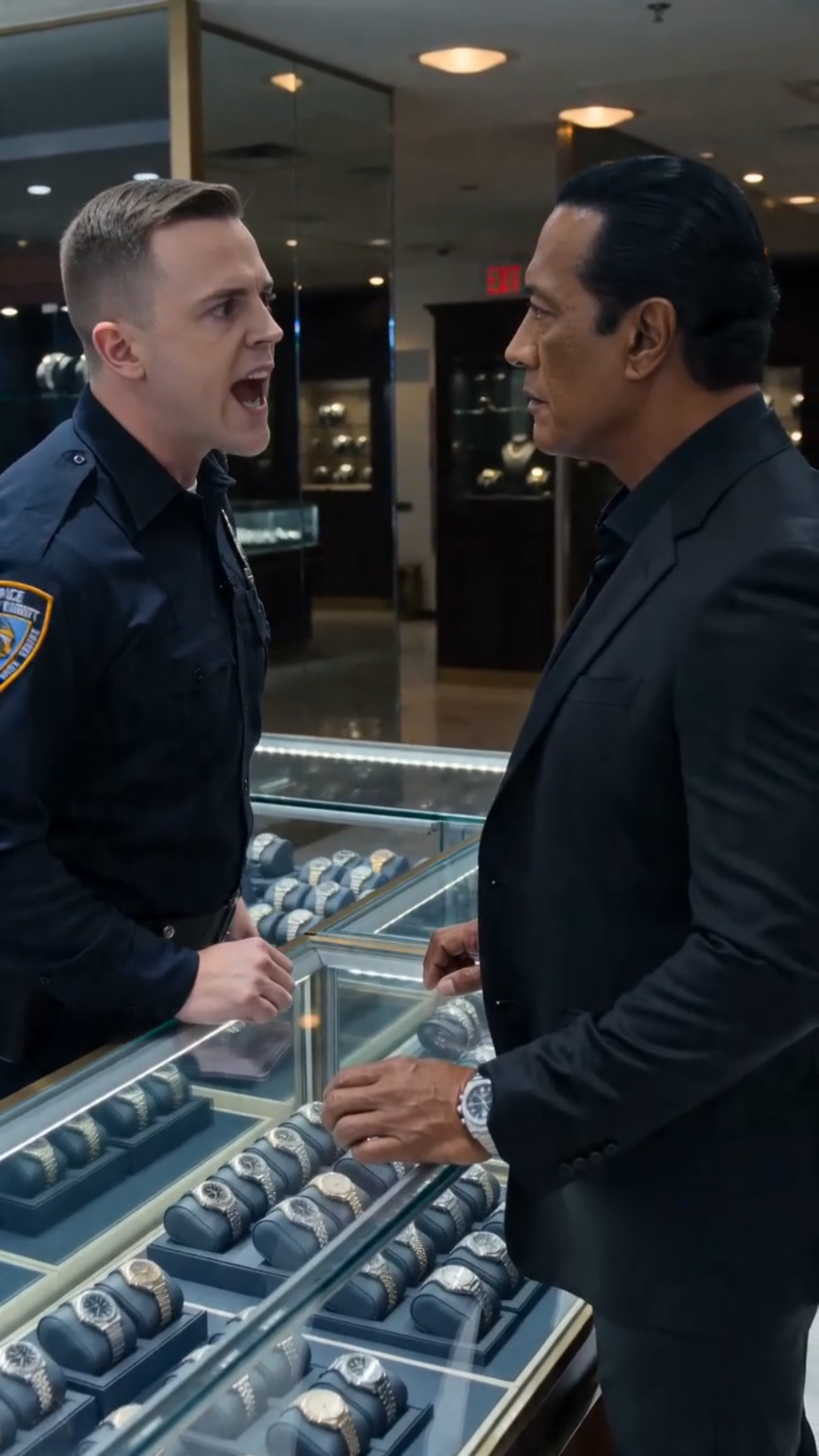 The Officer Ordered the Quiet Man Out of the Jewelry Store—Then the Manager Saw His Watch
