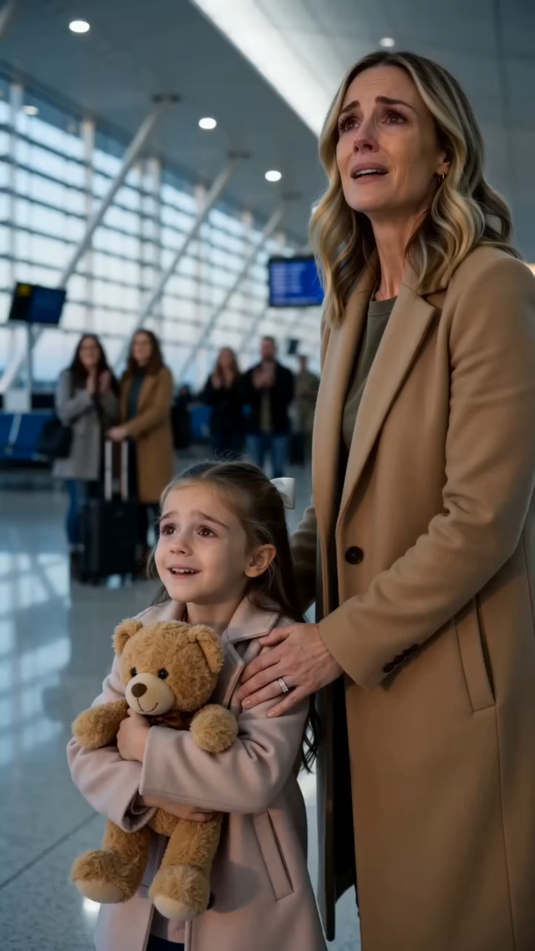 « PAPA N’EST PAS SORTI AVEC LES AUTRES SOLDATS… » — CE QUE CETTE PETITE FILLE DÉCOUVRE DERRIÈRE LA PORTE BRISE TOUT L’AÉROPORT