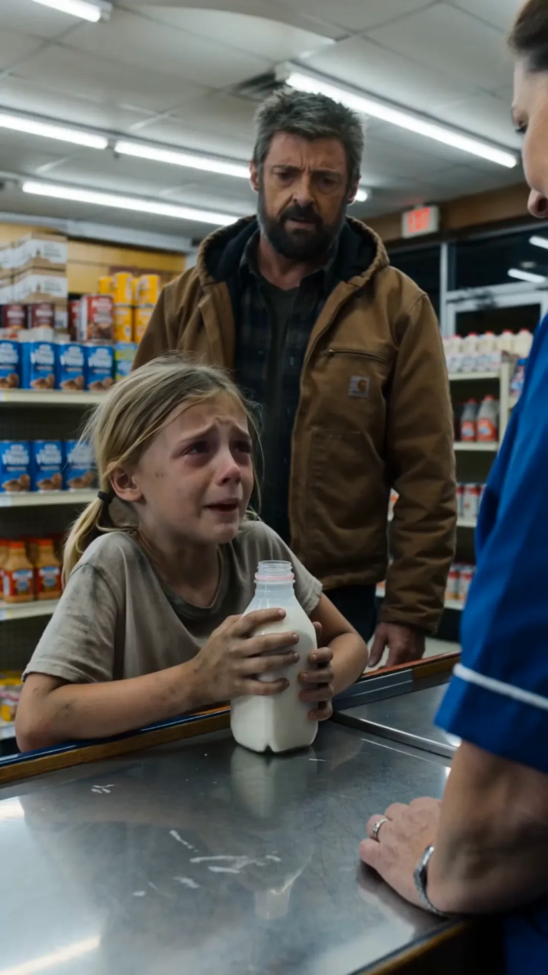 A Poor Girl Begged to Pay for Milk Tomorrow—Then a Stranger Heard Her Mother’s Name and Froze