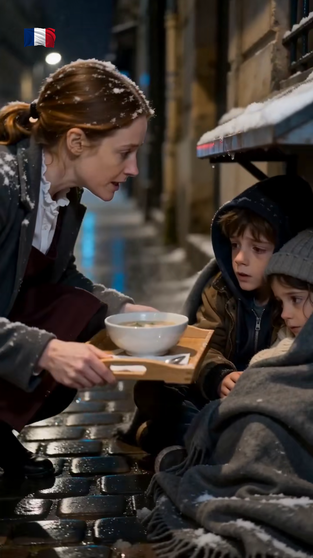 « On n’a nulle part où aller ce soir » — Sous la neige de Lyon, Claire s’arrêta… et changea le destin de deux enfants