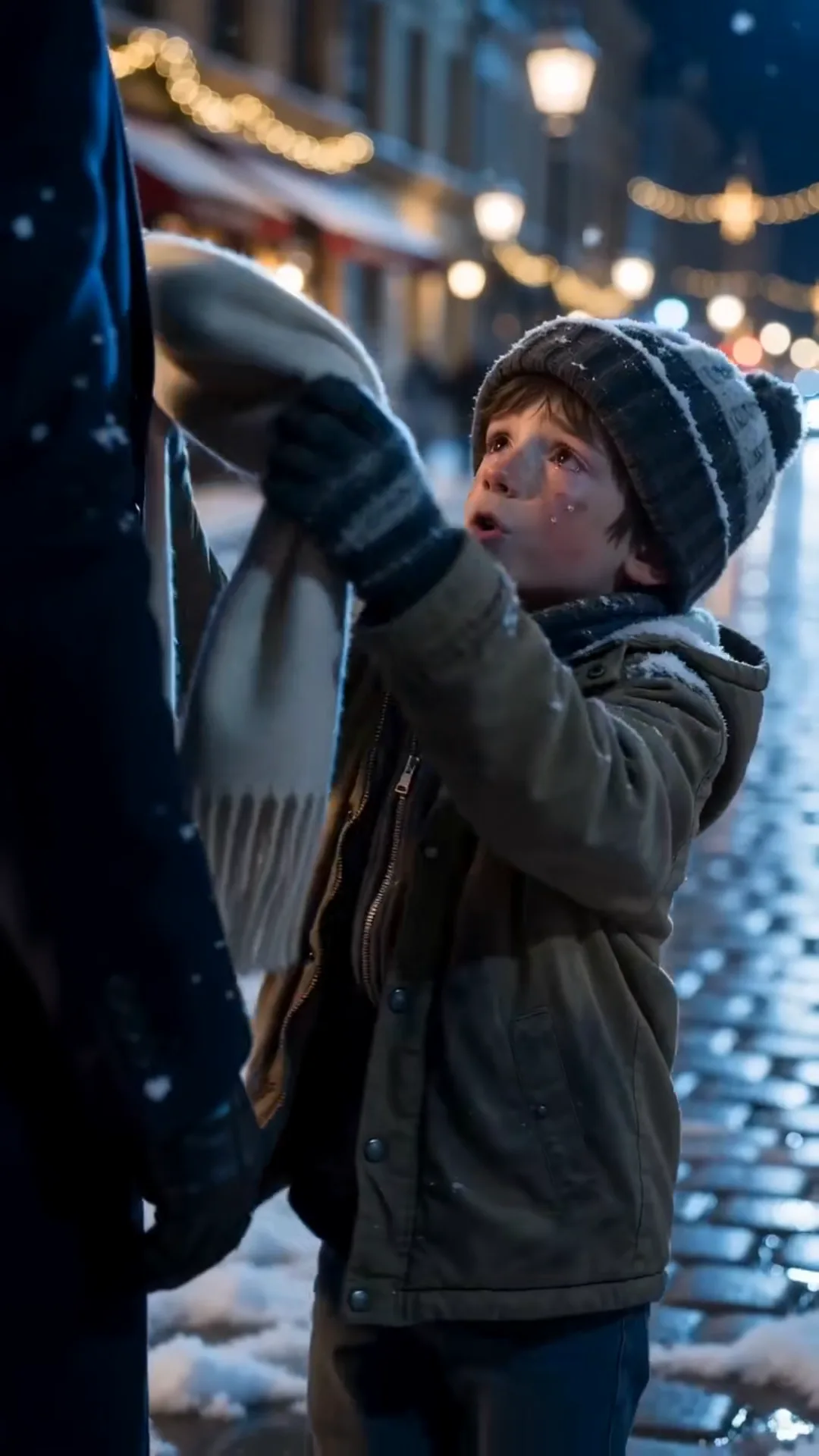 A Rich Man Rejected a Poor Boy’s Scarf—Then He Saw the Family Crest Sewn Inside