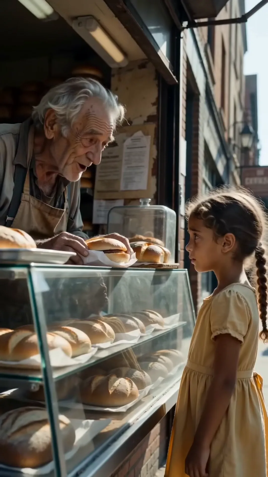 He Gave a Hungry Little Girl Free Bread—22 Years Later, She Returned Just as He Was About to Lose Everything