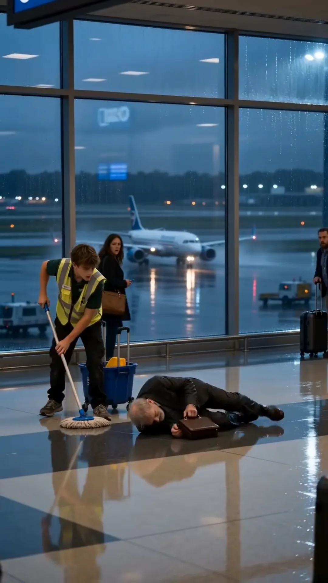 A 17-Year-Old Janitor Was Suspended for Helping a Stranger at the Airport—Then the Man Made One Phone Call