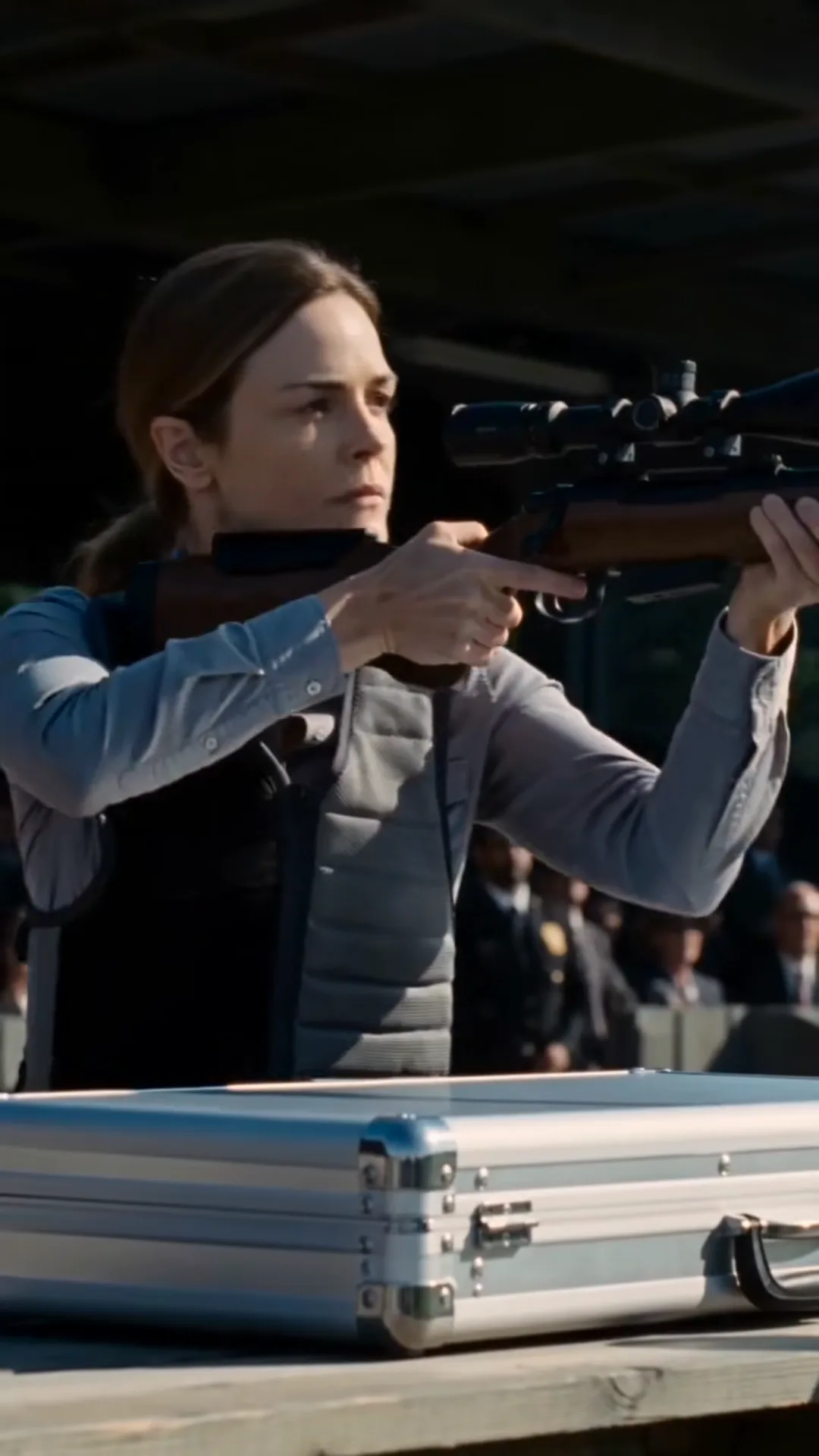 They Laughed at the Woman Carrying Gun Cases—Then She Shattered a Silver Coin and the VIP Stood Up