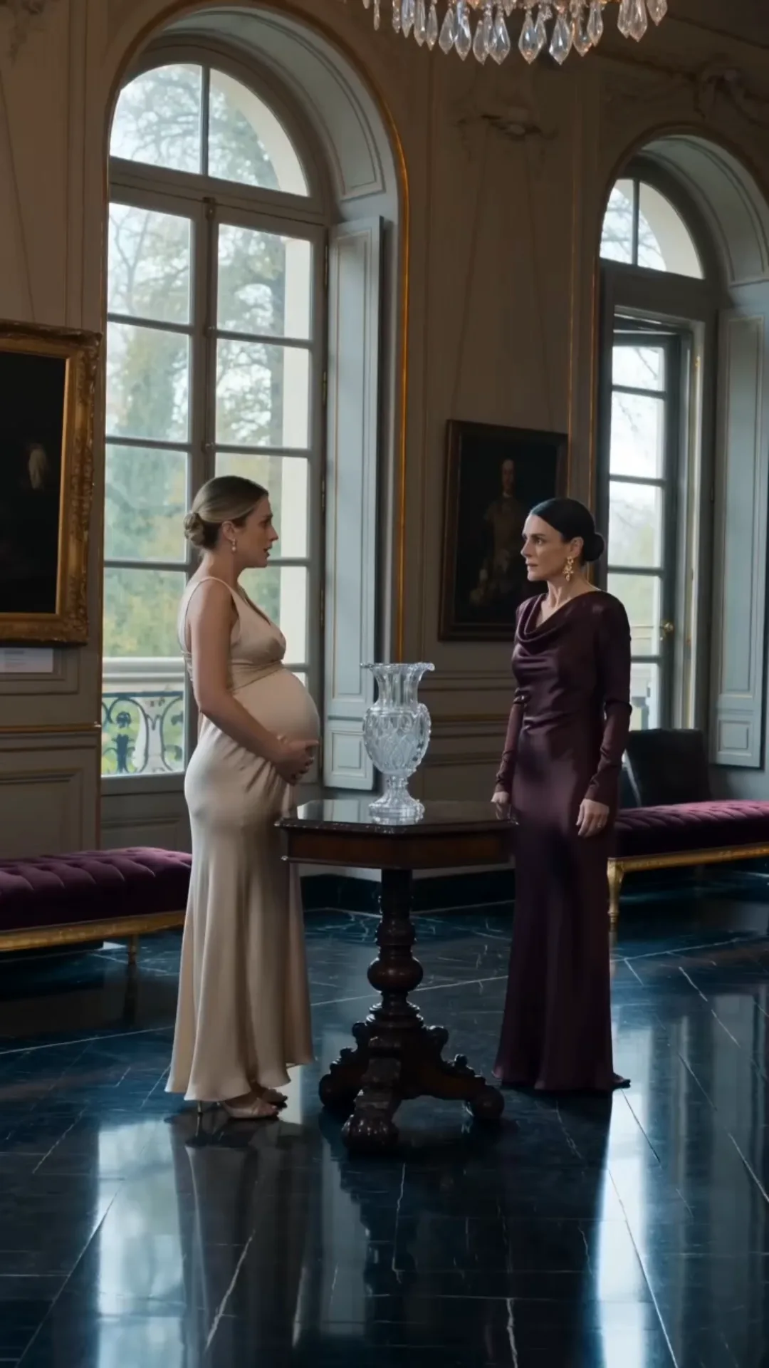 Dans la galerie privée du château, une caméra révèle le mensonge qui protégeait les Vance depuis douze ans