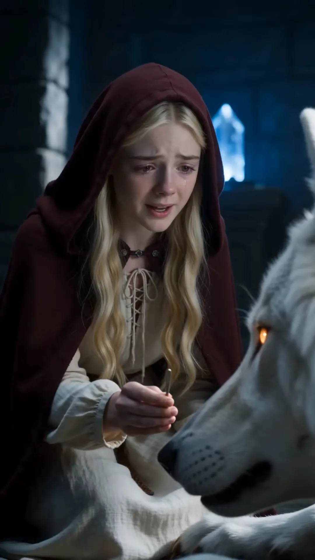 ON L’ENVOYA COMME SACRIFICE AU LOUP BLANC — MAIS LORSQU’ELLE BRISA SES CHAÎNES, UN PRINCE APPARUT