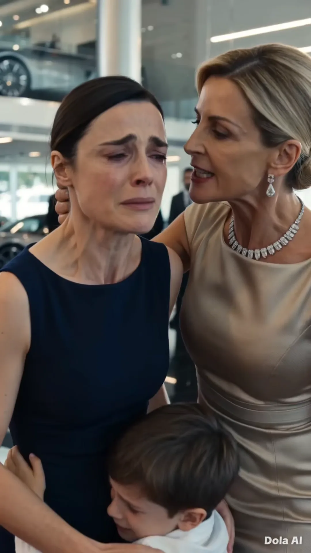 Dans un showroom de luxe, Victoria gifle une mère devant son fils — puis Claire bloque la livraison de sa supercar et découvre que la signature du dossier n’aurait jamais dû exister