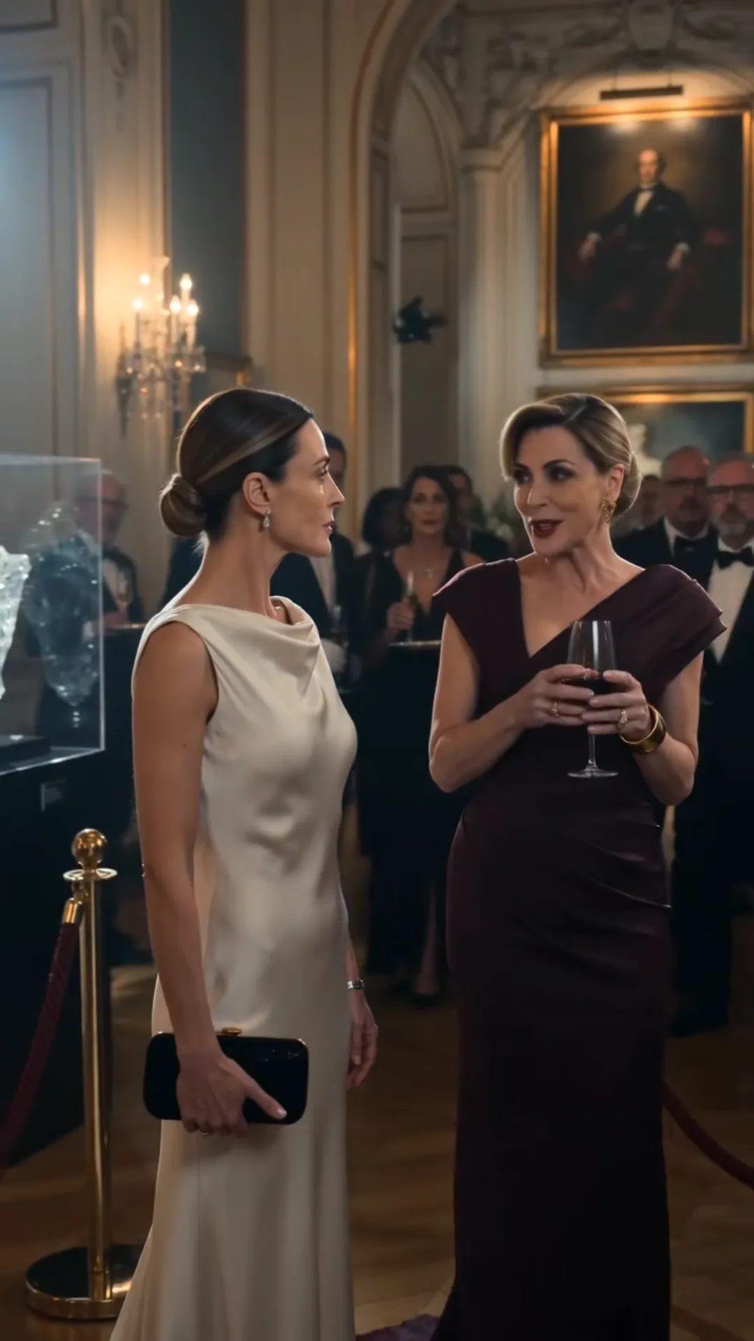 À une vente aux enchères parisienne, Valérie verse du vin sur la robe blanche d’Anaïs — puis découvre que le tableau à 12 millions lui appartient et que son dossier cache une seconde signature