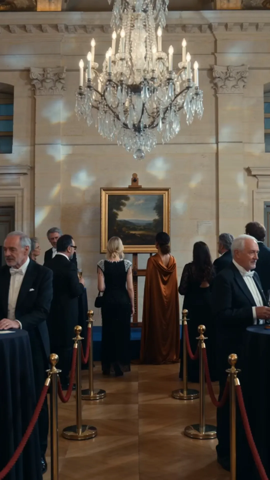À la vente du château, on lui dit qu’elle n’a rien à faire parmi les vrais acheteurs — puis elle reconnaît le cadre d’un tableau disparu depuis vingt-cinq ans