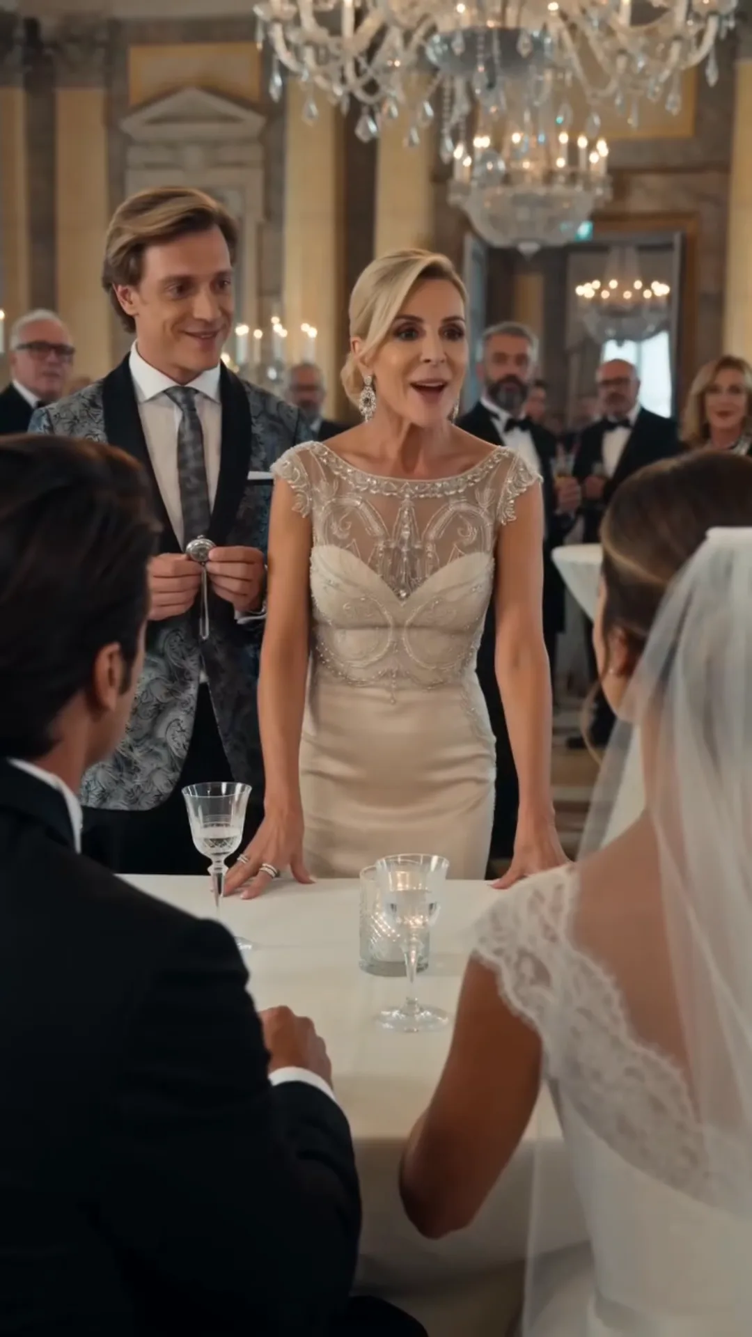 À son mariage, on se moque d’Emma parce qu’elle a épousé « un simple serveur » — jusqu’à ce que le marié révèle à qui appartient réellement l’hôtel