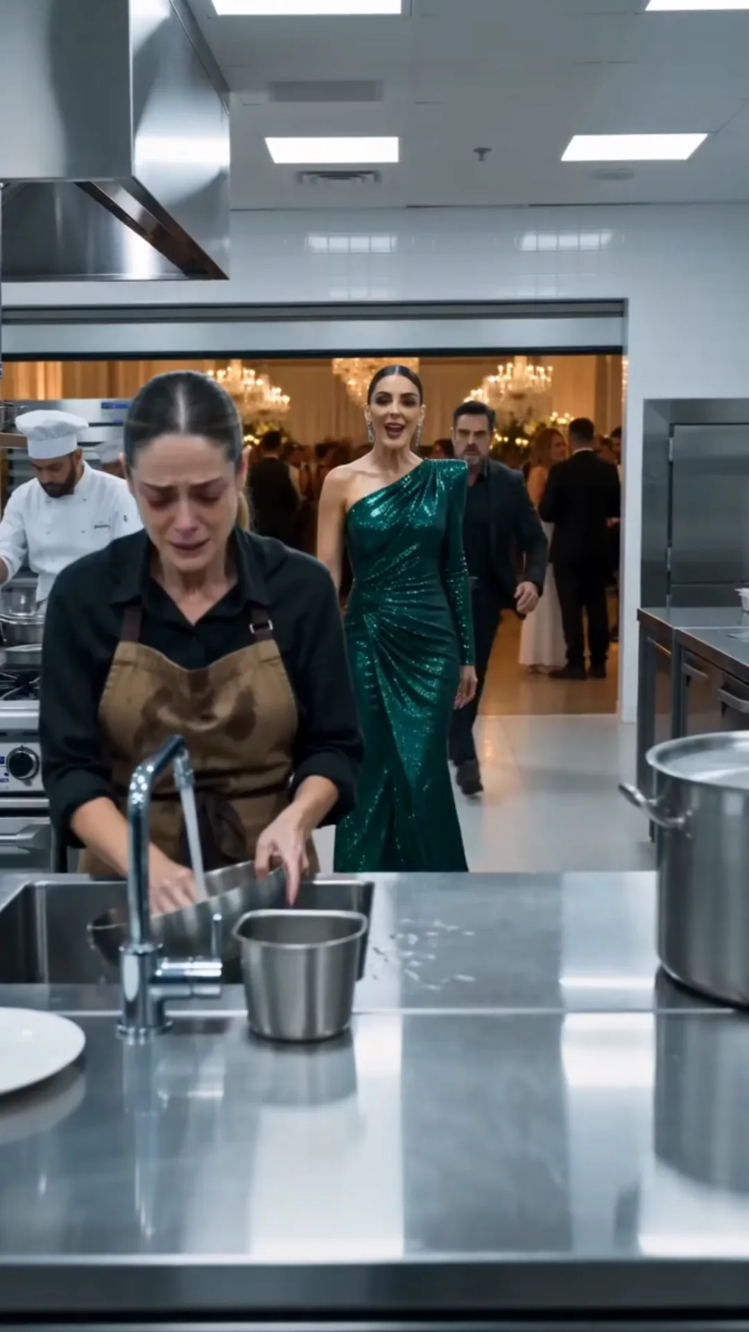 His New Wife Forced His Ex-Wife to Wash Dishes at Her Party—Then One Forged Signature Destroyed Everything