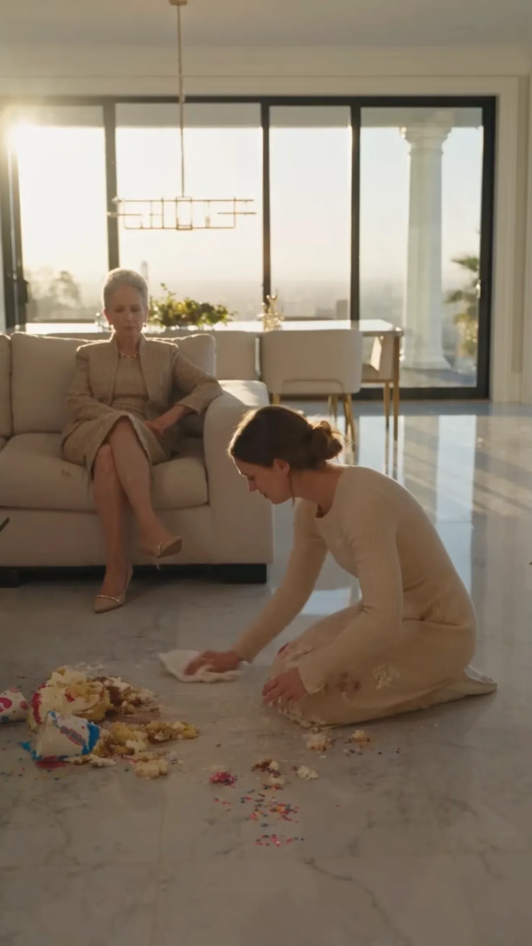 He Came Home With Birthday Flowers—And Found His Wife Cleaning Her Birthday Cake Off the Floor While His Mother Watched