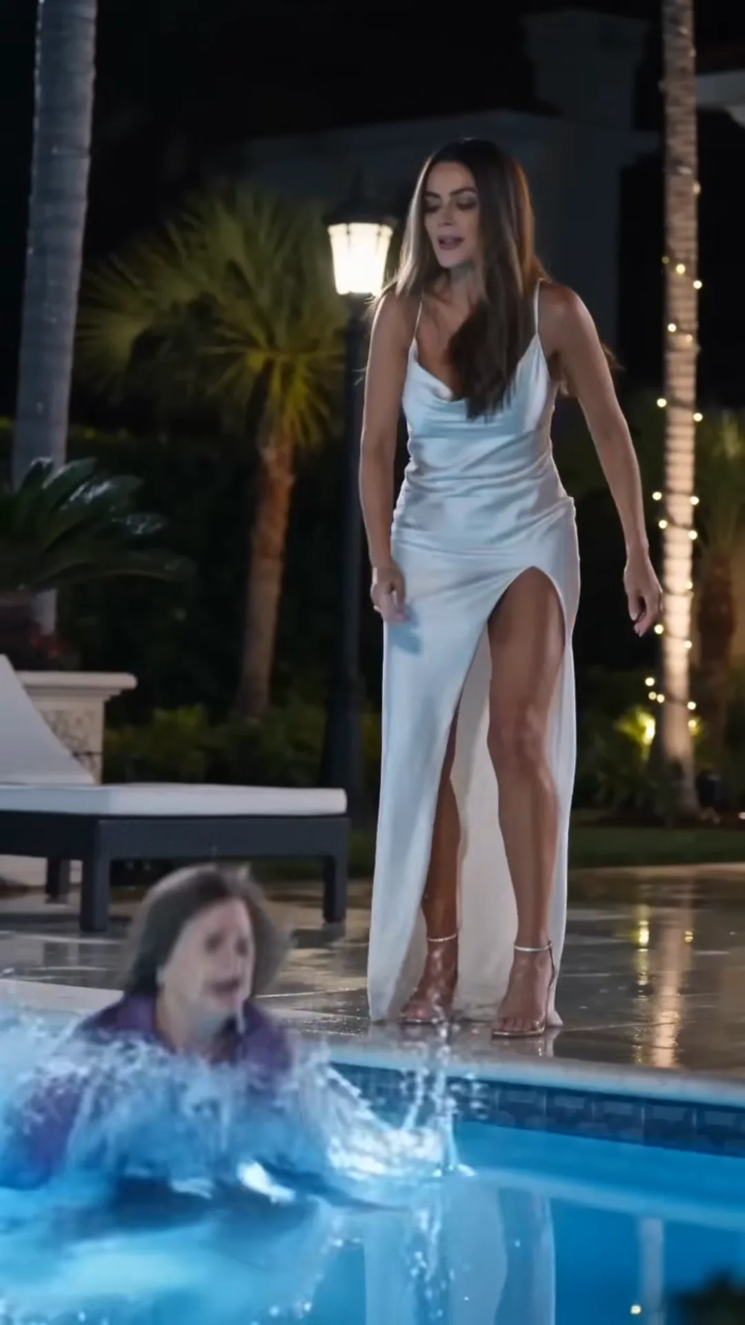 She Pushed an “Old Woman” Into Her Fiancé’s Pool—Then He Came Home and Said, “Get Out of My House. Now.”