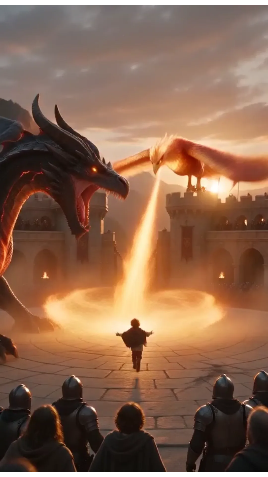 THE PHOENIX CAME TO DESTROY THE DRAGON—THEN A CHILD STEPPED BETWEEN THEM