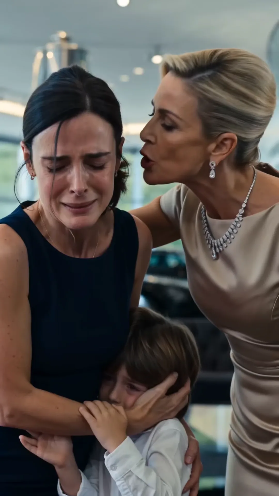 SHE SLAPPED A MOTHER BESIDE A $4.8 MILLION SUPERCAR—THEN ONE PHONE CALL FROZE THE ENTIRE SHOWROOM