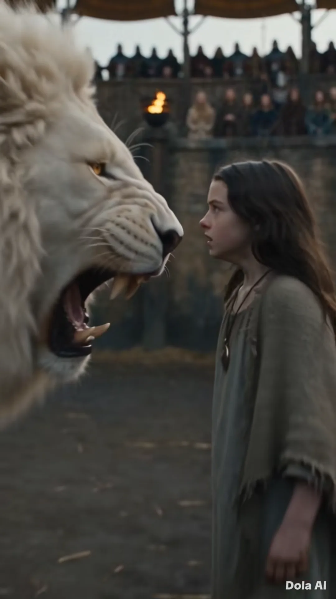 THEY THREW AN ORPHAN GIRL TO THE KING’S WHITE LION—THEN THE BEAST KNELT AND THE KING WHISPERED, “HER MOTHER WAS SUPPOSED TO BE DEAD”