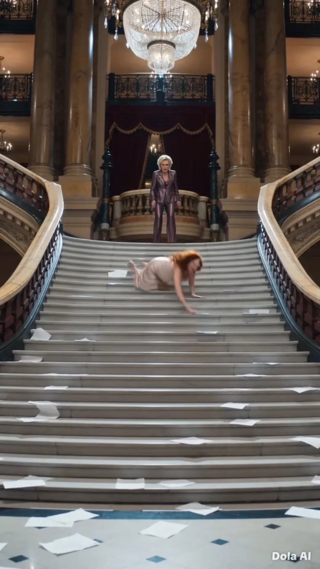 Elle pousse sa belle-fille enceinte dans l’escalier… mais son fils voit tout ! 😱