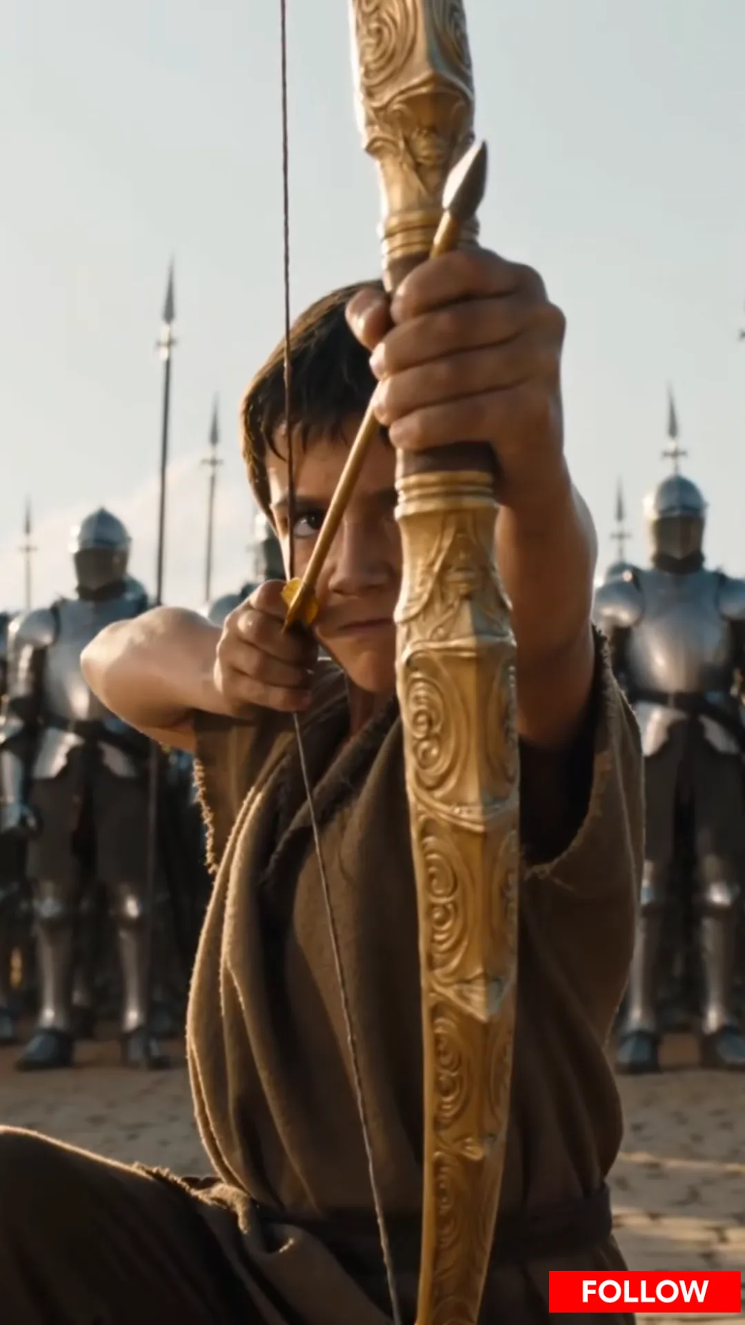The Queen Laughed at a Poor Boy With a Wooden Bow—Until She Saw the Golden Arrow in His Hand