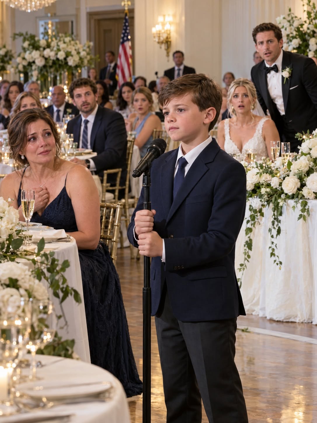 "Bride Humiliated Single Mom at Wedding—Then 9-Year-Old Son Stepped Up to the Mic and Dropped a Truth Bomb That Destroyed the Entire Family!"
