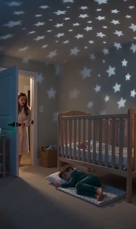 THE SILENT CRIB BENEATH THE CEILING OF STARS