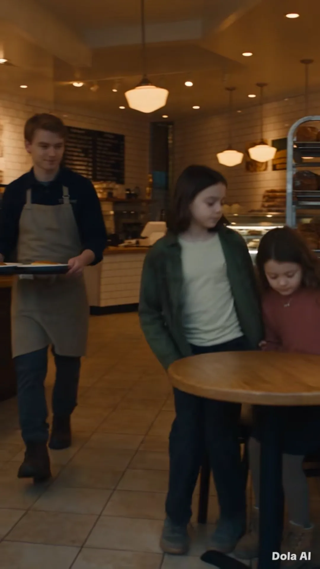 THE TWO GIRLS AT THE BAKERY