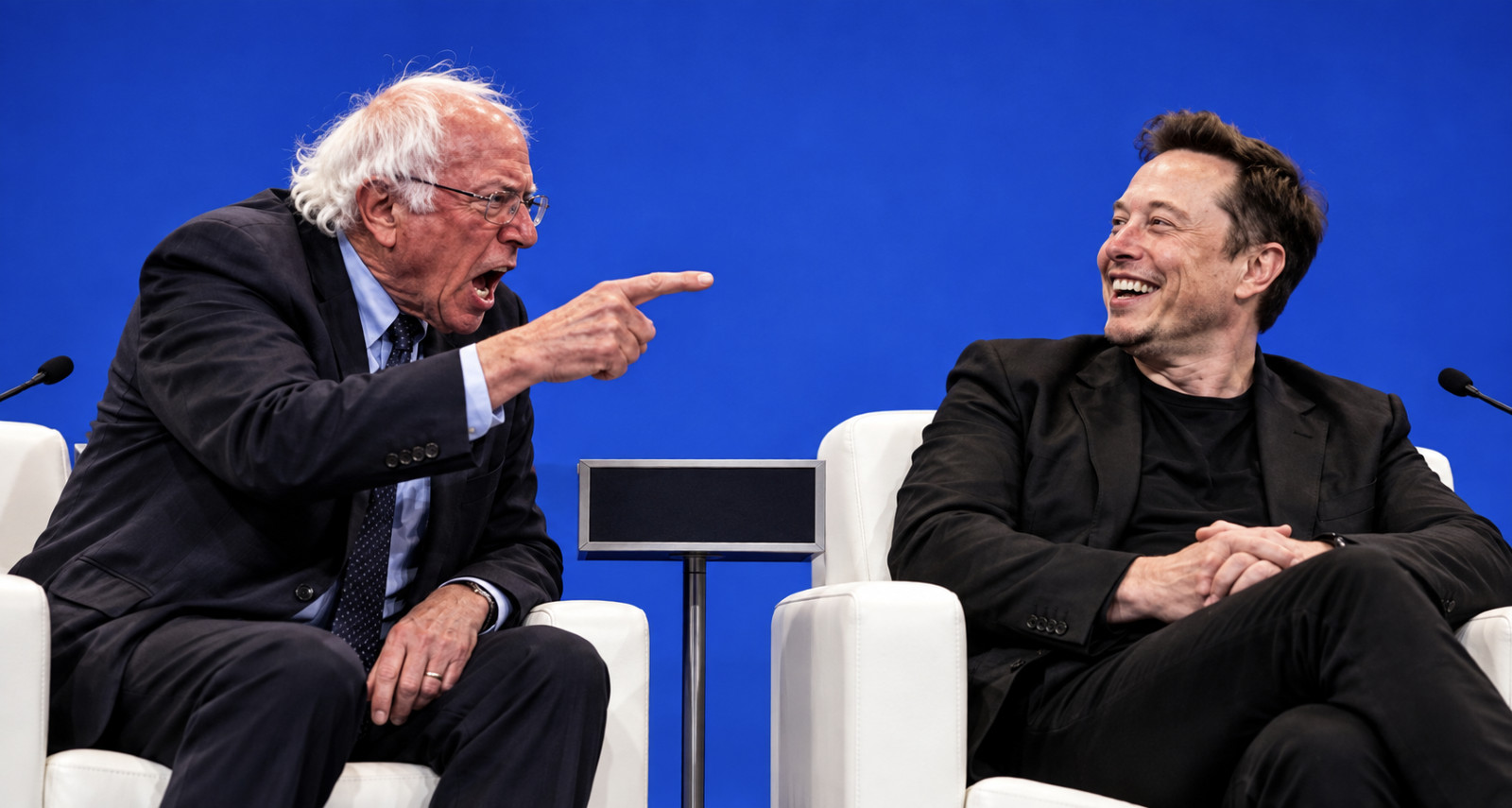 Bernie Sanders THREATENS Elon Musk — Seconds Later He Crashes Out, Regrets It