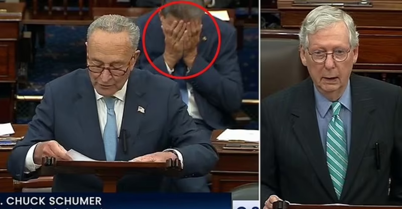 MITCH MCCONNELL RETURNS TO SENATE — HE JUST CAST THE TIE BREAKING VOTE