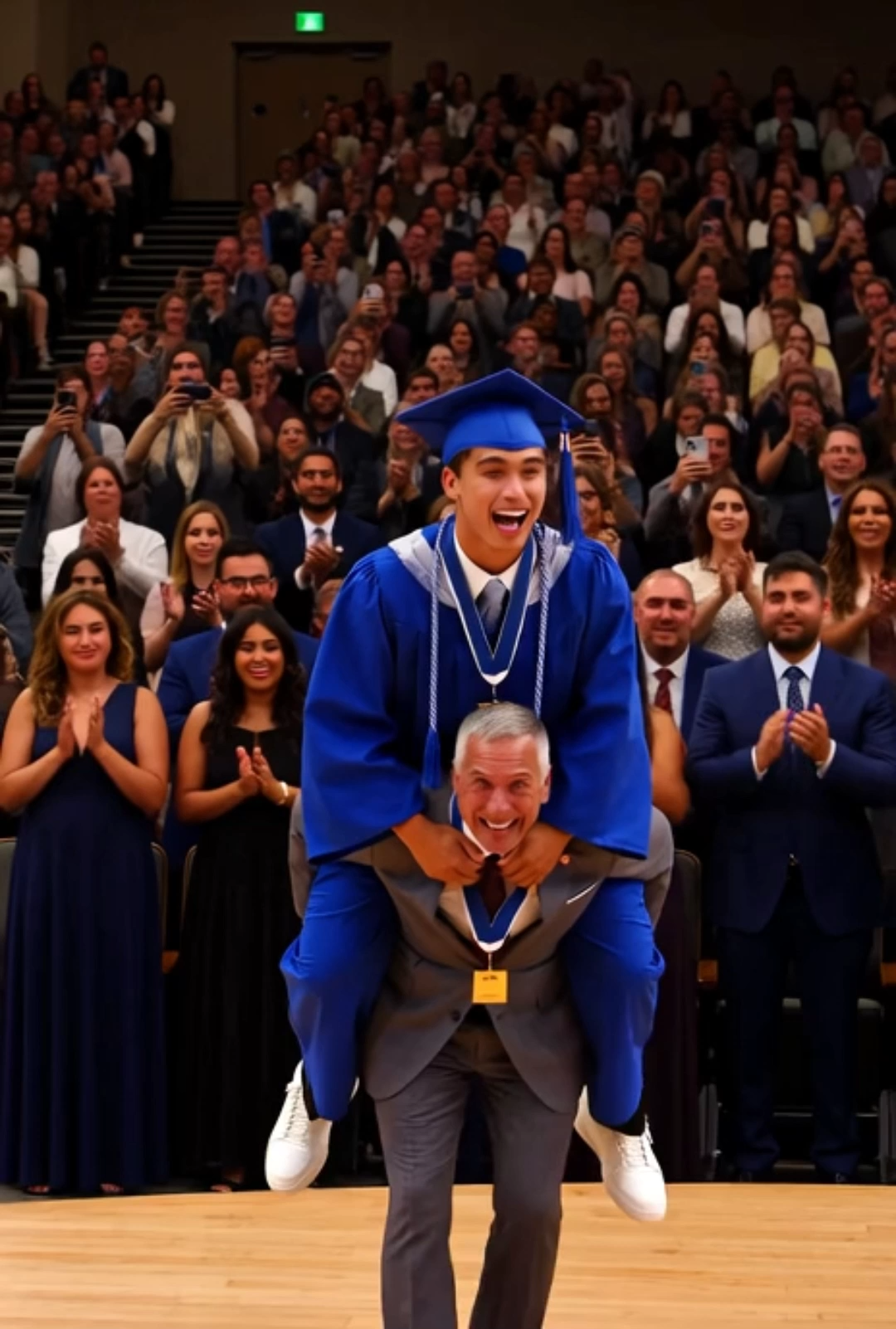 For 10 Years, He Carried His Paralyzed Son to School… What Happened on Graduation Day Left Everyone in Tears...Next