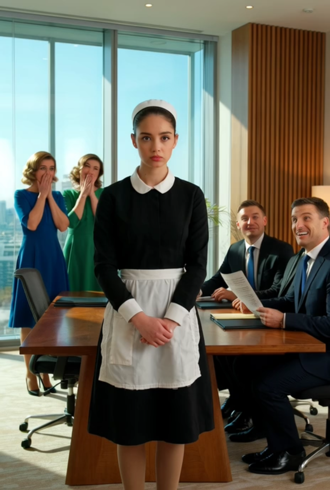 He Offered Her a Director Position as a Cruel Joke—Not Knowing the Woman Cleaning the Floor Was the Only One Who Could Save His Empire