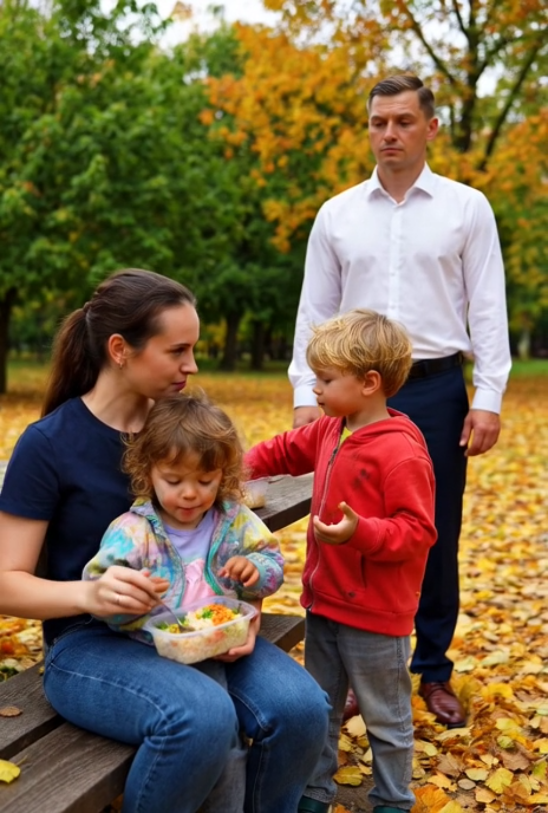 A wealthy stranger saw a mother sharing a small meal with her children; what he did next changed their lives forever.