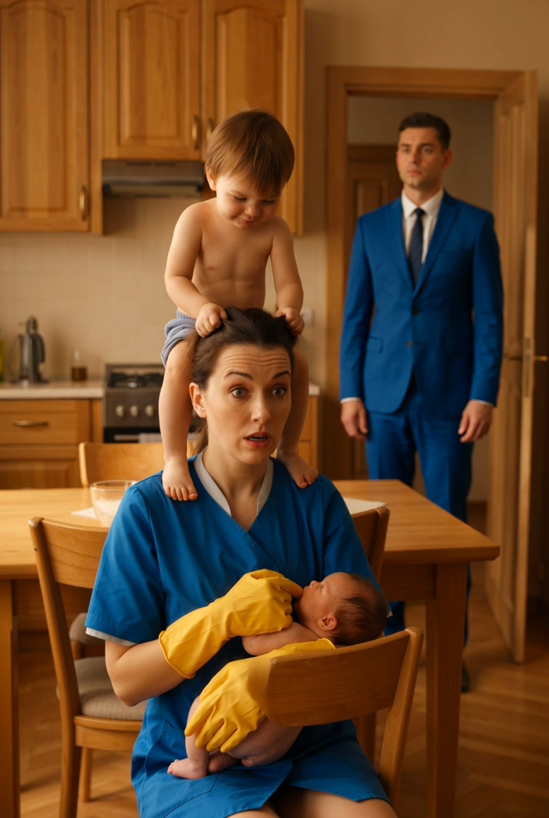 THE MILLIONAIRE COMES HOME EARLY… AND IS ABOUT TO FAINT AT WHAT HE SEES