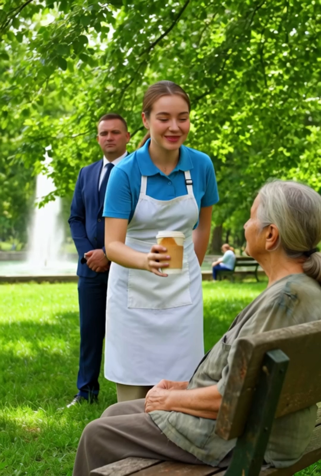 Every morning, she brought coffee to an old woman in the park… until her millionaire boss saw her and uncovered the secret her family had buried for years.