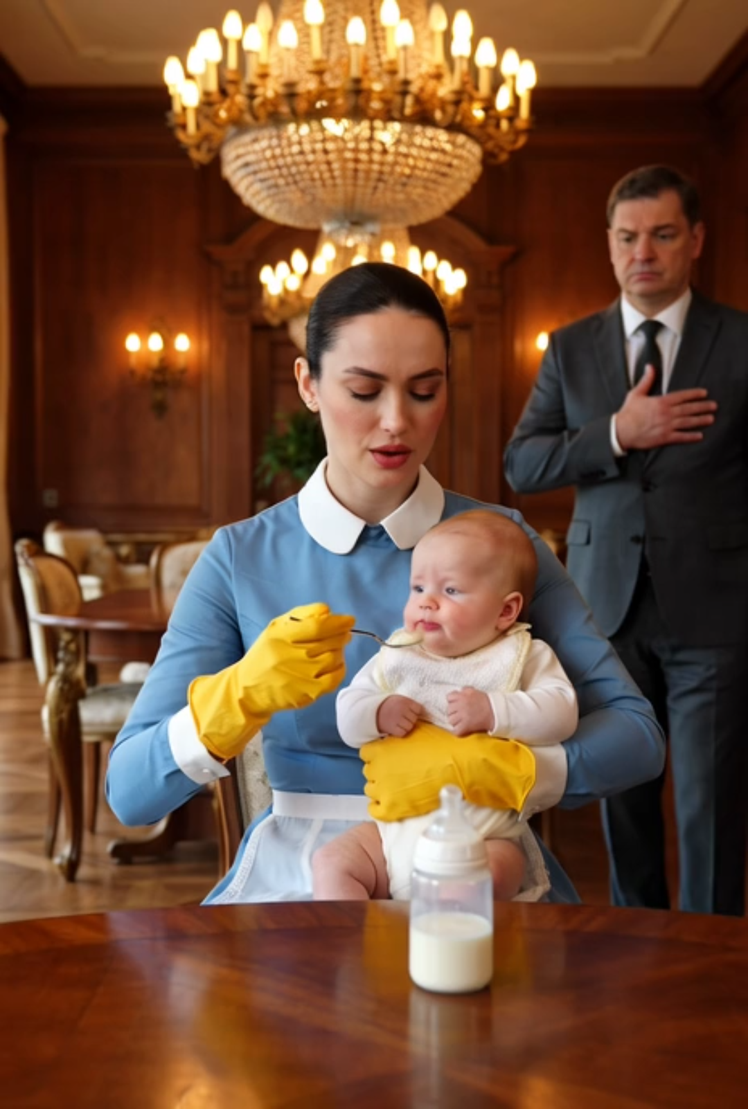 The Billionaire’s Baby Was Fading Day by Day… Until the Housekeeper Noticed the Deadly Detail in His Bottle