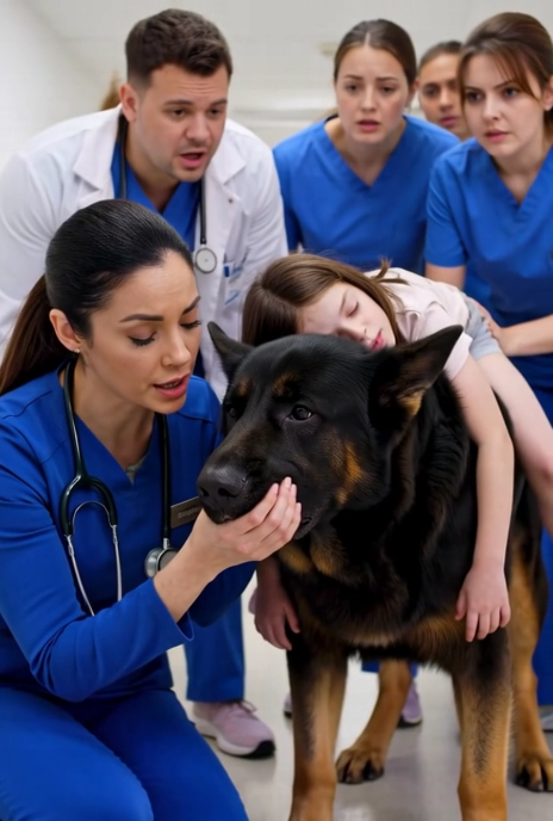 The German Shepherd K9 Brought a Little Girl to the Hospital… What Happened Next Left Everyone Speechless...2026