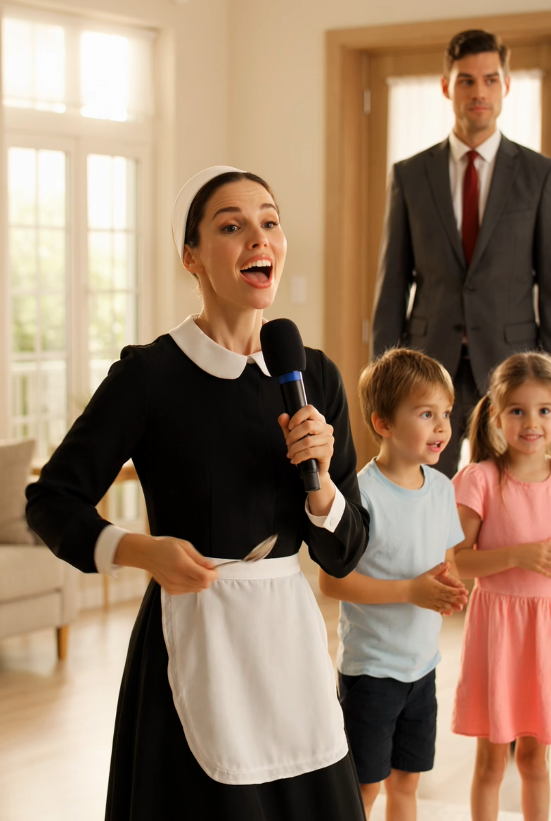 A millionaire returned home earlier than expected… what he saw his housekeeper doing with his children moved him to tears.