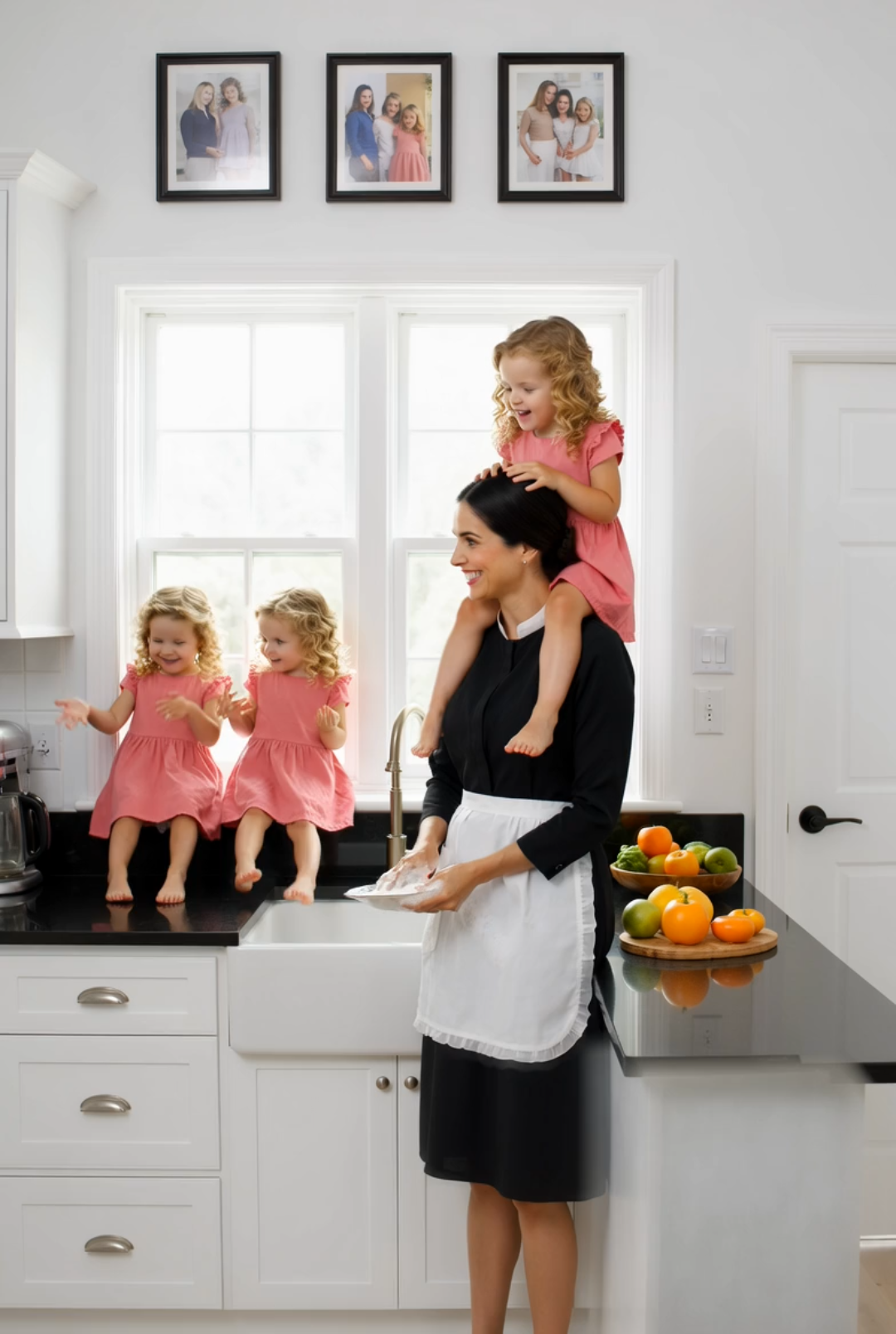 He Came Home Two Days Early and Found the Nanny With His Three Daughters. What Happened in the Kitchen Changed Him Forever.