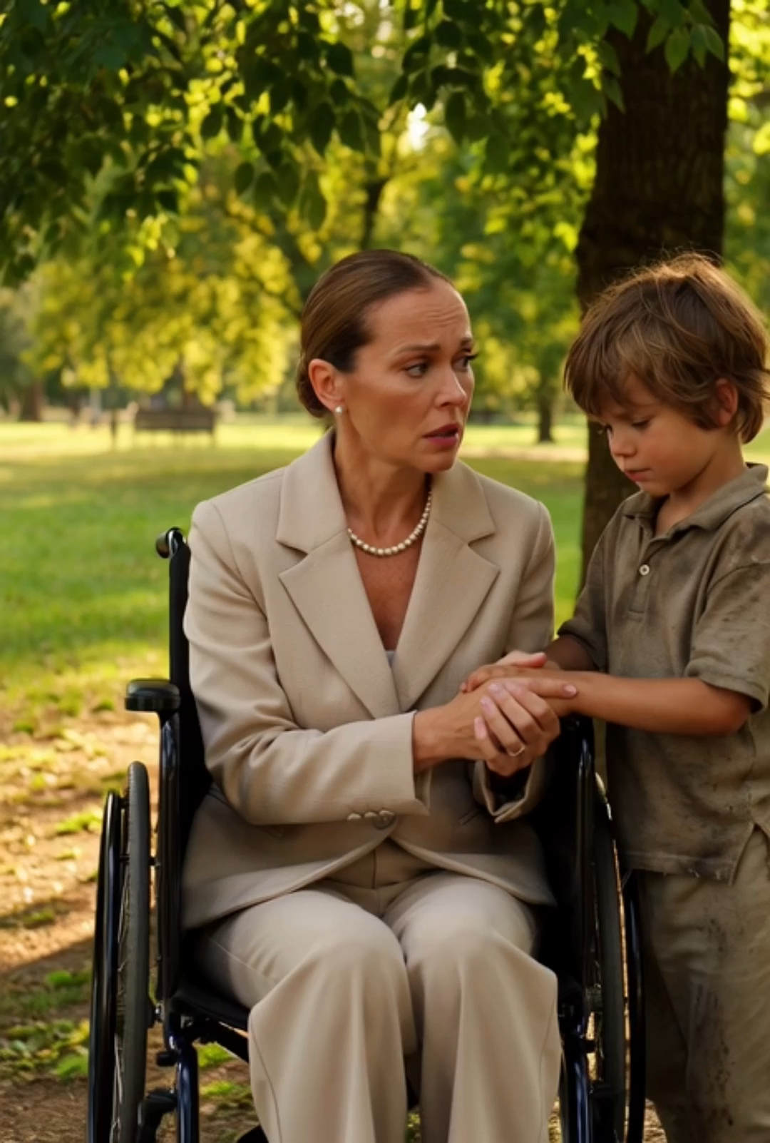 A HOMELESS GIRL TOLD ME: “I CAN MAKE YOU WALK AGAIN” 😭. MY HUSBAND LAUGHED—BUT WHAT I FOUND IN THAT PILL BOTTLE FROZE MY BLOOD