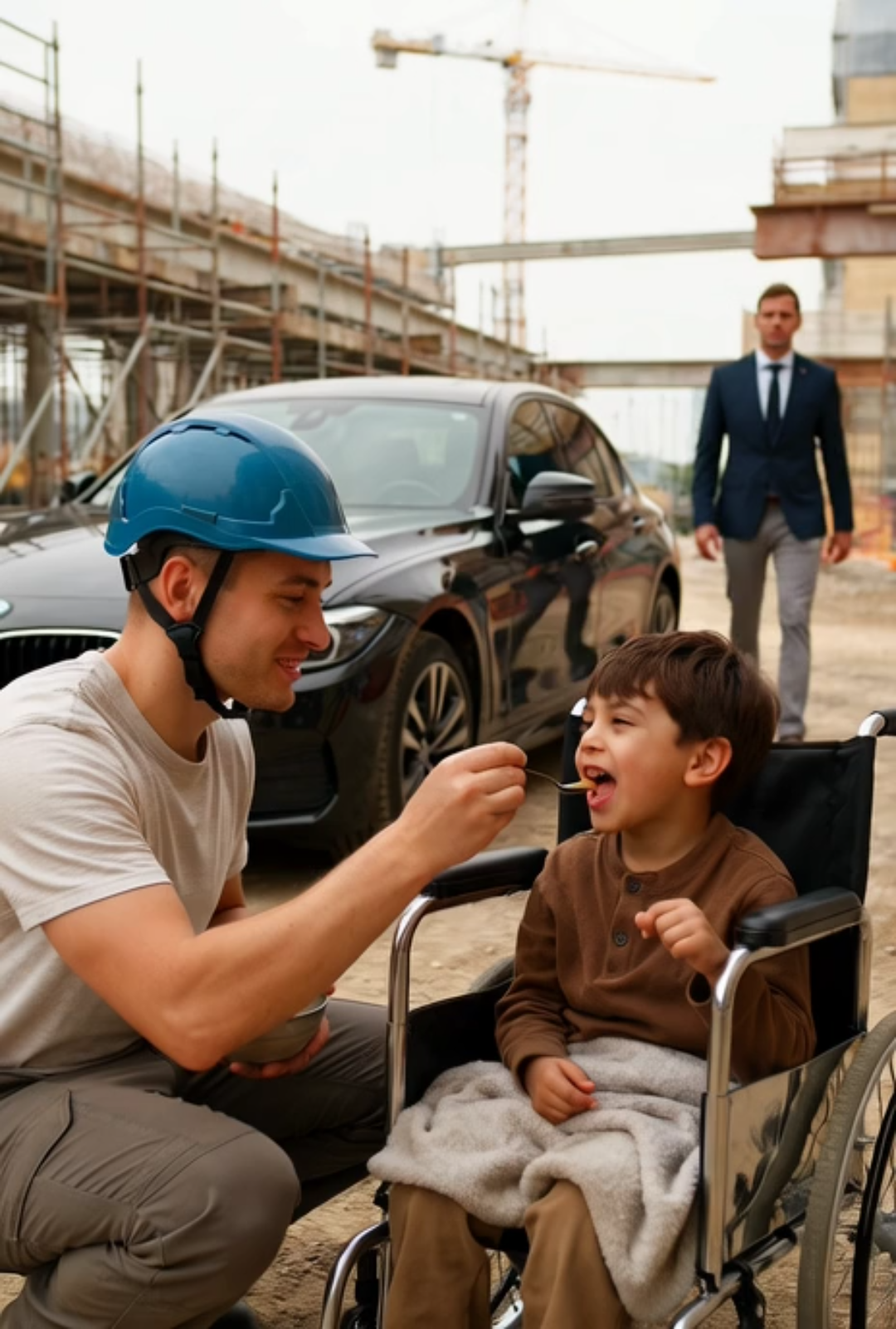The Construction Worker Shared His Only Lunch With a Boy in a Wheelchair… What Happened Next Shocked Everyone at the Site...2026