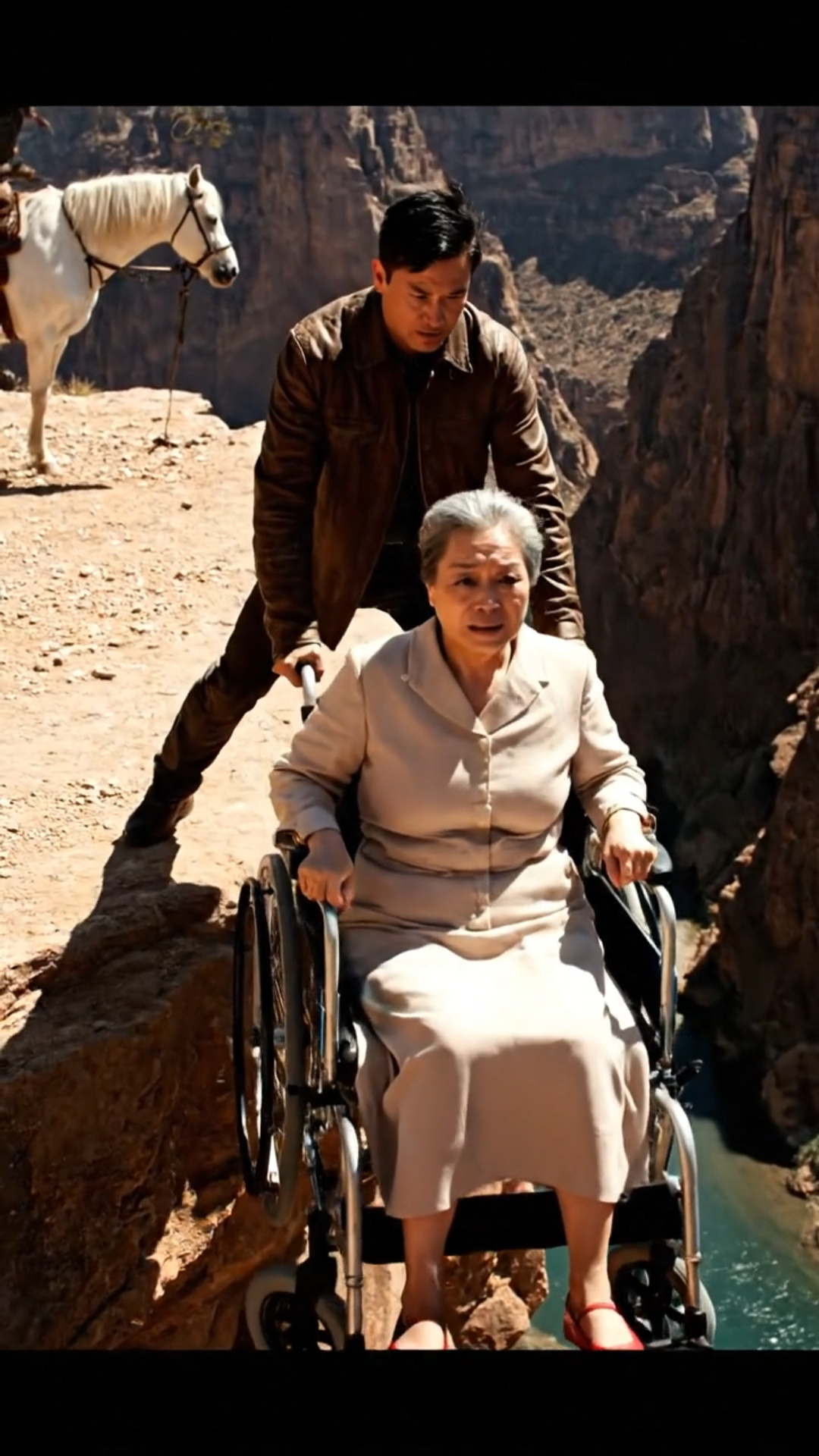 “A RICH SON PUSHED HIS MOTHER OFF A CLIFF FOR HER INHERITANCE—BUT GOD SENT THE MOST UNEXPECTED SAVIOR”