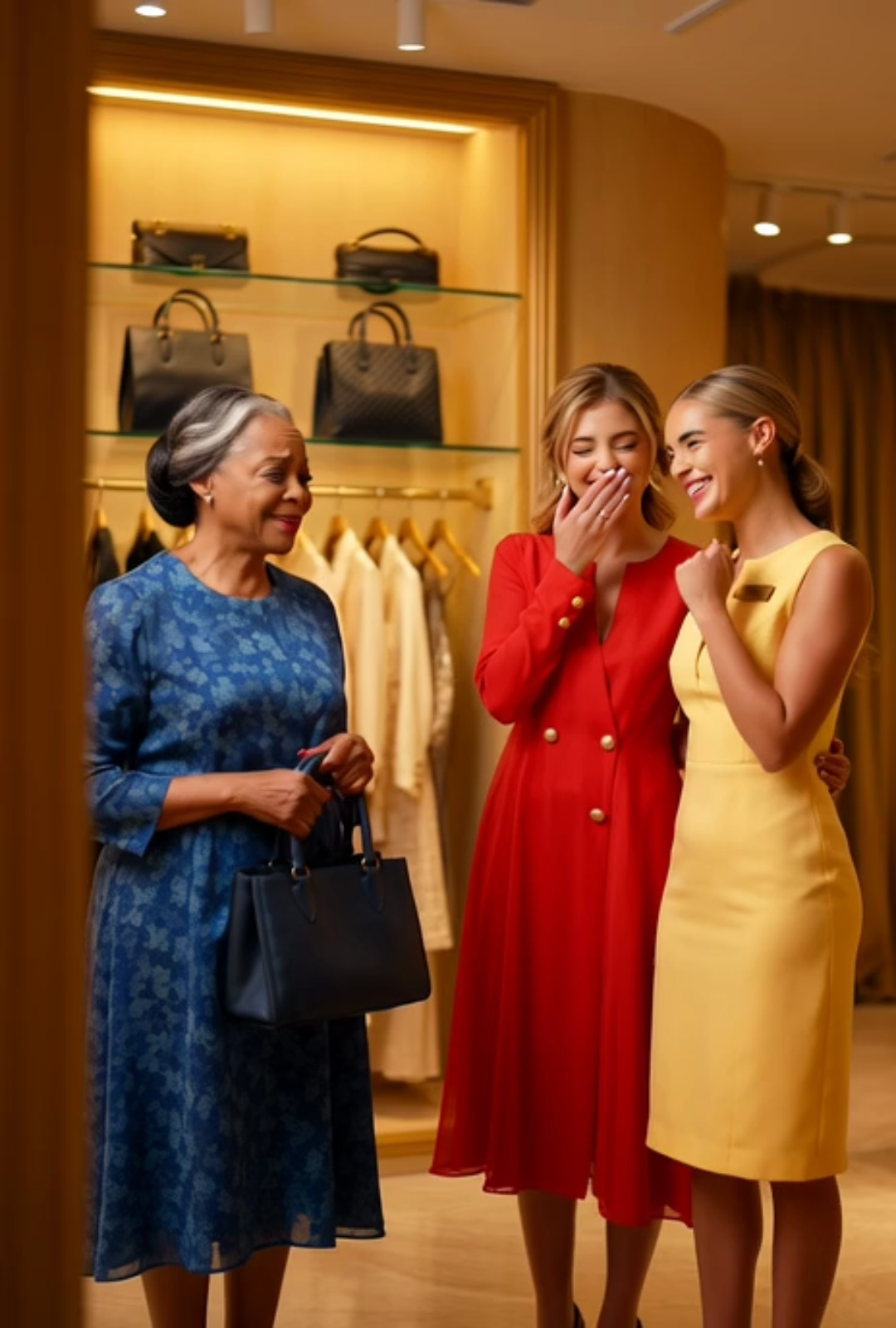They Mocked a Humble Woman in a Luxury Boutique—Until Her Daughter Returned and Left Everyone Speechless